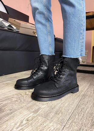 Dr martens 1460 black classic, женские ботинки весна-осень доктор мартинс