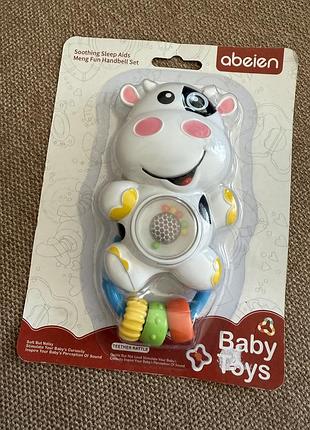 Дитяче бряскальце корівка марки «abeien»