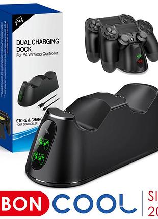 Двойная зарядная dock станция dual charging dock ps4 heli cool model x02