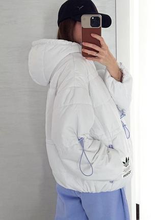 Демісезонна куртка оверсайз adidas originals 2