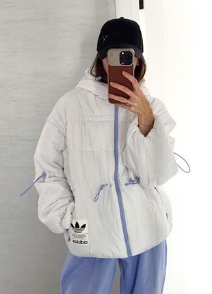 Демісезонна куртка оверсайз adidas originals 7