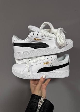 Жіночі кросівки puma suede xl full white premium
