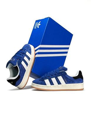Жіночі кросівки adidas originals campus 00s new navy white (кампуси)
