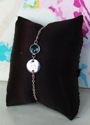 Женский браслет с кристаллом