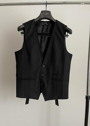 Жилет жилетка класична shein чорна