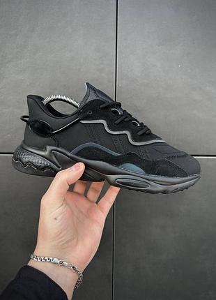 Мужские кроссовки adidas ozweego (black)