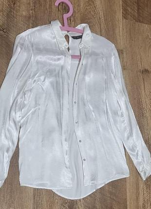 Рубашка атлас zara