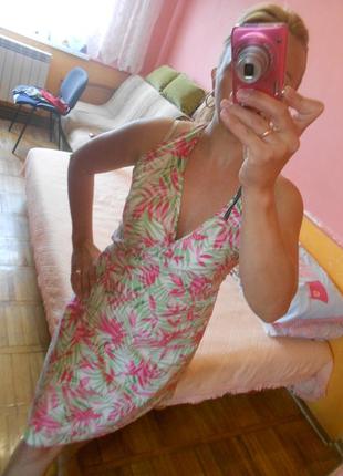 Платье салотово-розово-белое red herring2 фото
