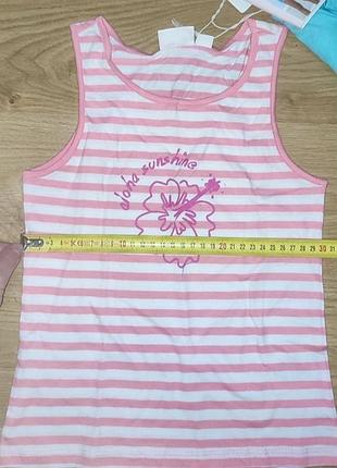 Майка( комплект 2 шт.) на девочку, р.122 7