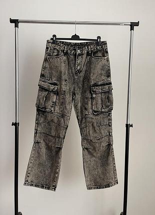Supermade карго джинсы брюки xl с карманами