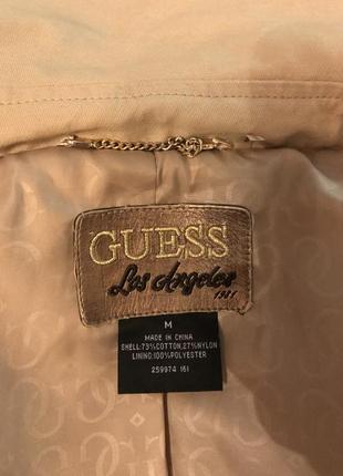 Тренч бежевый оригинал guess3 фото