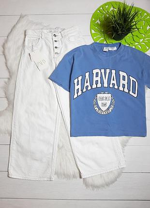 Комплект zara футболка harvard джинси палаццо на 10 років