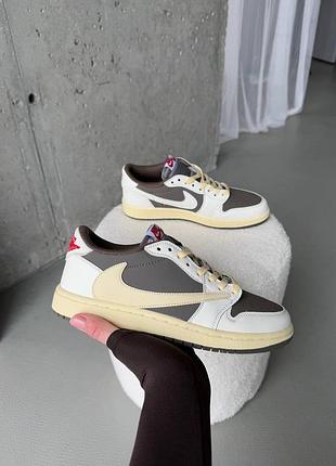 Кросівки Air boys jordan 5 University Blue retro low og sp travis scott reverse mocha