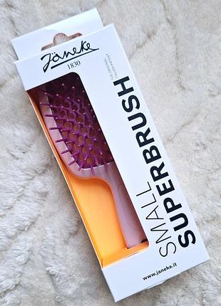 Гребінець для волосся janeke small superbrush бузковий лавандовий
