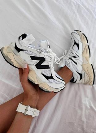 Кроссовки new balance 9060"Havens / black leather”