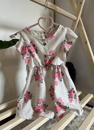 Літня сукня у квітковий принт