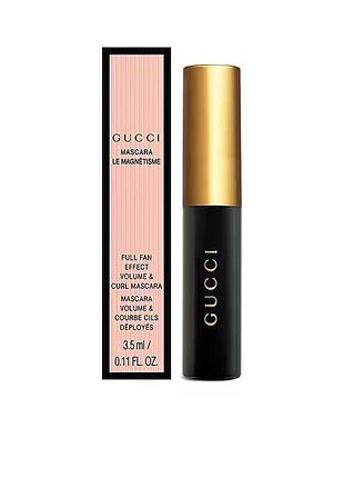 Тушь для ресниц gucci le magnetisme volumizing mascara full fan volume 3.5 ml