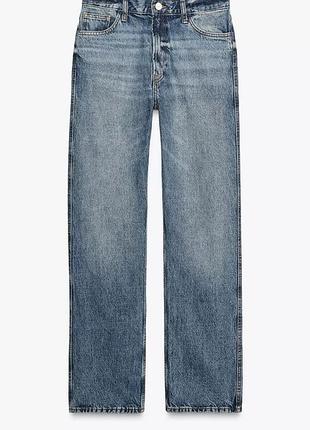 Прямі джинси  zara