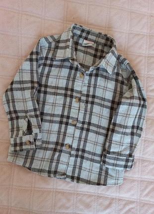 Сорочка картата на хлопчика