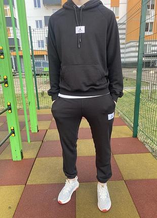 Мужской демисезонный спортивный костюм jordan box logo essential