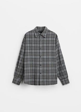 Рубашка в клетку zara