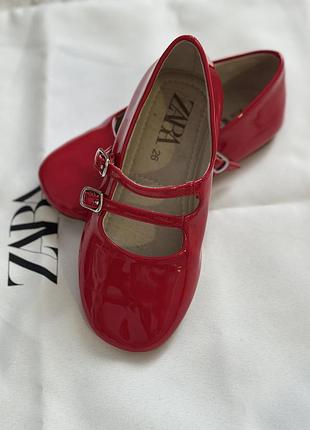 Туфельки балетки zara 26 р 27 размер