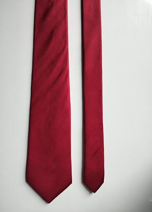 Шелковый классический красный галстук галстук la scala tie rack