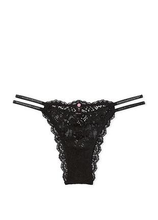 Кружевные трусики бразильяны со стразами виктория сикрет victoria's secret оригинал3 фото