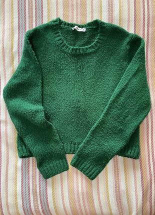 Зелений светр zara