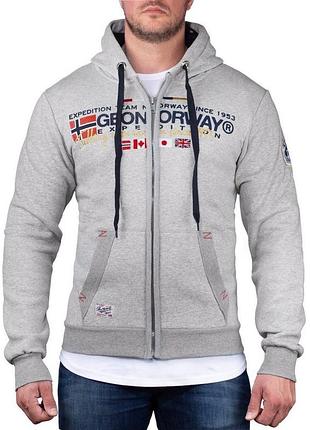 Geographical norway толстовка , світшот на замку, кофта на замку