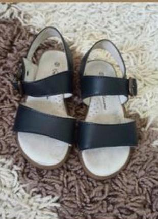 Детские кожаные босоножки, 23 размер