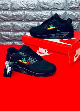 Кроссовки унисекс nike air max 90 rasta/ найк/мужские/женские/подростковые