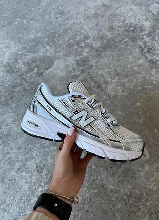 New balance 740v2 white silver black🔥