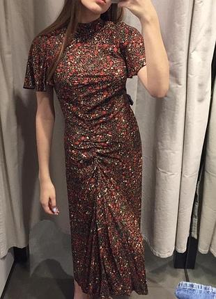 Платье миди zara