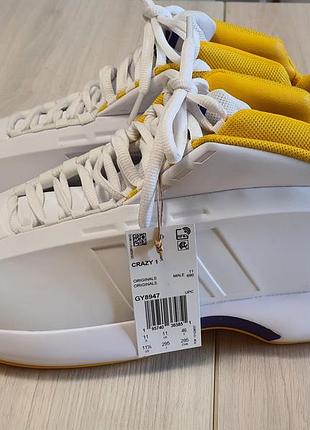 Новые мужские баскетбольные кроссовки Outdoor adidas crazy 1 kobe bryant lakers colors