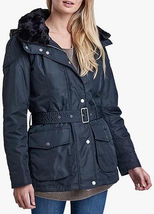 Barbour outlaw jacket куртка черная водонепроницаемая женская р. euro 38