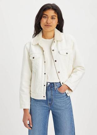 Женская утепленная джинсовая куртка levi's