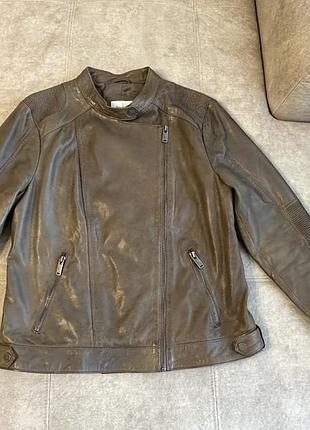 Женская кожаная куртка pepe jeans, l