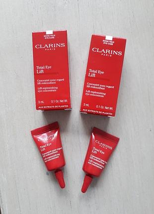 Clarins total eye lift концентрат для кожи вокруг глаз
