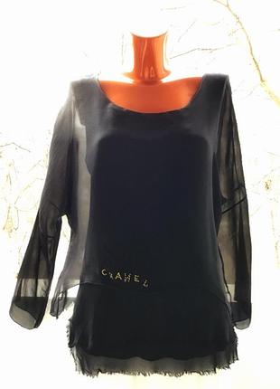 Брендова чорна блуза від mango