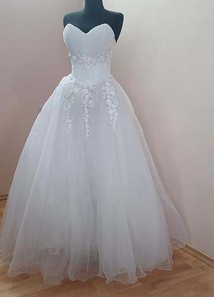 Корсетна весільна сукня xs,s,m