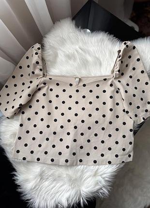 Блуза с горох, топ, кофточка h&m