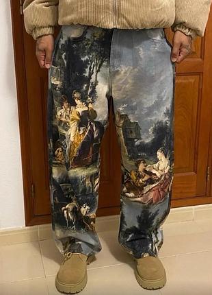 Стильні джинси, унісекс ,оригінальний дизайн