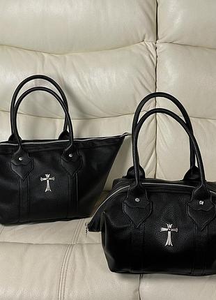 Сумка трансформер chrome hearts для тех, кто ценит уникальность и стиль! сумка трансформер
