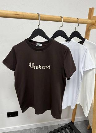 Футболки weekend и vogue