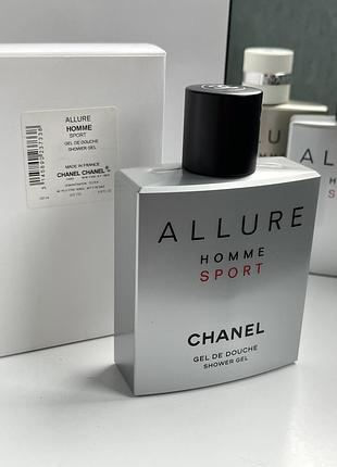 Парфюмированный гель для душа chanel allure homme sport мужской, 200 мл