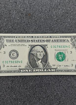 Банкнота 1 долар сша серії 2009