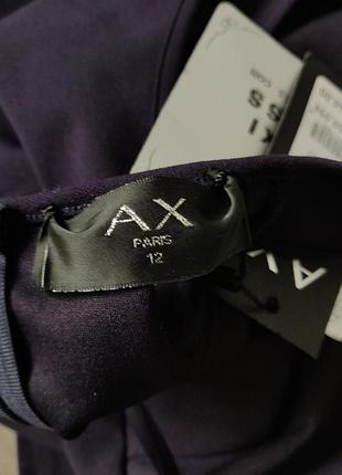 Ax paris новая макси-платье с разрезом на бедрах темно-синего цвета6 фото
