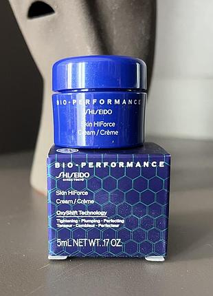 Shiseido bio-performance skin hiforce cream - инновационный крем для лица, 5 мл💙