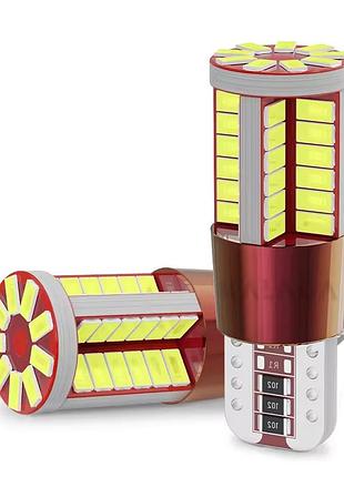 Светодиодная автолампа t10 w5w 57smd 3014 6000k 12v 1шт